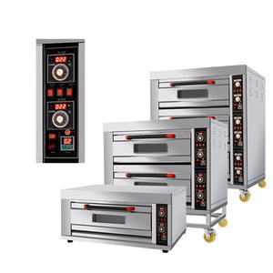 Horno de Convección Industrial Comercial de 3 Niveles y 6 Bandejas para Pan y Pasteles, Horno <span class=keywords><strong>El</strong></span>éctrico con Certificación CE, Equipos de Panadería Comerciales - Product Image 3