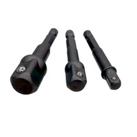 Juego de 3 Adaptadores OEM con Acabado Cromado para Bricolaje, con Tamaños de 1/2, 3/8 y 1/4 Pulgadas para Taladros Eléctricos
