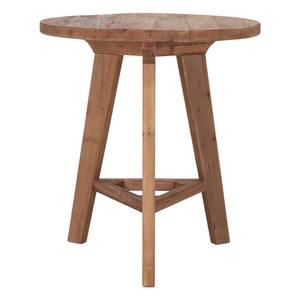 Table de bar carrée moderne en teck massif avec grain naturel et structure robuste pour usage hôtelier et commercial - Product Image 5