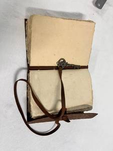 Pure Leather <b>Floral</b> Embossed Journal Handmade Vintage Hardcover <b>Notebook</b> with Custom Logo and Premium Paper - Product Image 3