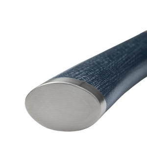 Cuchillo Nakiri Japonés de 6.5 Pulgadas para Vegetales, Acero Damasco de 71 Capas VG10, Cuchillo de Cocina para Picar y Rebanar, Mango de Micarta Azul, Premium - Product Image 4