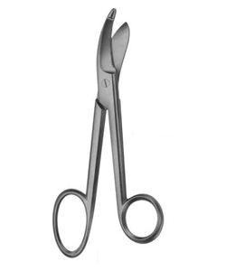 Tijeras dentadas Bruns de 235 mm de acero inoxidable para cortar yeso, tijeras ortopédicas reutilizables, instrumento médico quirúrgico - Product Image 1