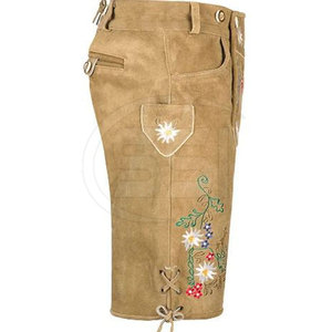 Strong Durability Solid Casual Eco-Friendly <b>Men</b> Lederhosen <b>Shorts</b> with Modern <b>Tailored</b> Design 2026 - Product Image 2