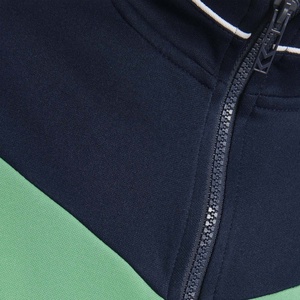 Survêtement slim Fit pour hommes, survêtement d'entraînement de sport, Logo personnalisé, haut à fermeture éclair et bas de jogging - Product Image 5