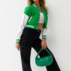 Blouson moto sur mesure pour femme, coupe classique, en jean écossais, haute qualité, décontracté, manches longues, imperméable, coupe-vent, écologique - Product Image 3