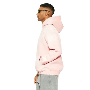 High Quality 370gsm 100% Cotton Heavyweight <b>Pullover</b> Hoodie French Terry Drop Shoulder Regular Fit Waterproof Breathable <b>for</b> <b>Men</b> - Product Image 3