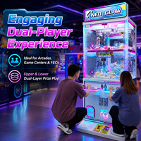 Neofuns Machine à griffes à monnayeur pour 2 joueurs, machine à prix d'arcade pour centre de jeux et FEC
