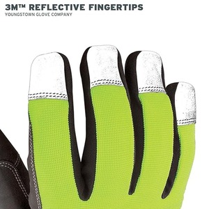Nouveauté : Gants de conduite Alpha Racing en cuir, antidérapants, coupe-vent, compatibles écran tactile, à doigts entiers, avec fermeture auto-agrippante, unisexe - Product Image 4