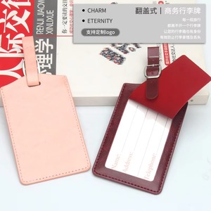 ป้ายติดกระเป๋าหนังรุ่น Elite Series ตกแต่งด้วยฮาร์ดแวร์สีทอง หนังแท้คุณภาพสูง สำหรับการเดินทาง รุ่น LTG-0327 - Product Image 4