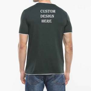 T-shirt décontracté surdimensionné pour homme, vente en gros, respirant, manches courtes, t-shirt de qualité supérieure, tissu tricoté pour homme - Product Image 3