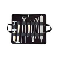 Kit complet de fermeur en acier inoxydable pour le soin et le sablage des sabots – Kit professionnel pour chevaux