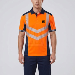 Polo de travail pour homme, léger, respirant, à manches courtes, idéal pour les travaux en extérieur et de service - Product Image 3