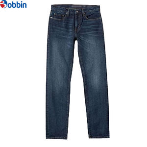 Pantalones Vaqueros de Mezclilla para Hombre, Diseño Personalizado, Cintura Media, Lavados, Ajustados, con Cierre de Cremallera, Estilo Casual, Pierna Recta - Product Image 2