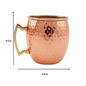 Taza de cobre de alta calidad para uso en la cocina, mesa de comedor y para beber agua saludable, de fabricante y proveedor indio. - Product Image 2