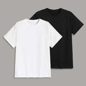 Camisetas de Hombre de Algodón con Cuello Redondo y Manga Corta, Corte Holgado, Ideales para Atuendos Casuales y Días de Verano - Product Image 2