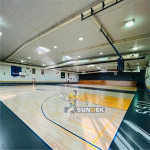 Sundek Air Cush Wooden Flooring for <b>Badminton</b> Courts Shock Absorption Multi-Thick (65/76/84mm) Indoor Sports - Product Image 4