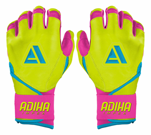 Gants de frappe de baseball en cuir de chèvre de qualité supérieure, doux et durables, pour un swing puissant. Créez votre marque avec Adiha Impex. - Product Image 1