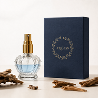 Bouteille de parfum portable mini rechargeable en verre de 15 ml pour voyage, vente en gros pour fabricants, avec logo sérigraphié