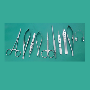 Kit de Tijeras Oftálmicas para Microcirugía Ocular de Alta Calidad, 10 Piezas, Juego de Microcirugía, Instrumentos Quirúrgicos de Acero Inoxidable, CE - Product Image 1