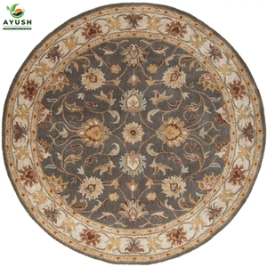 Alfombras Sostenibles y No Tóxicas, Alfombras de Lana Hechas a Mano para Sala de Estar, Dormitorio y Hogares Modernos - Product Image 4