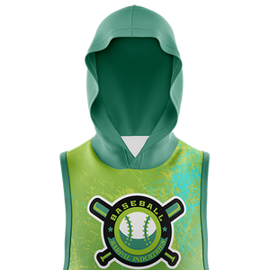 Hoodie sans manches pour homme, tendance, avec logo personnalisé imprimé, sublimation, impression en relief, polaire d'hiver, coupe classique - Product Image 2