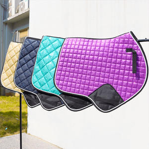 Almohadilla de fieltro clásica de contorno único con forro transpirable para silla de montar, para equitación, salto y montura western. - Product Image 5