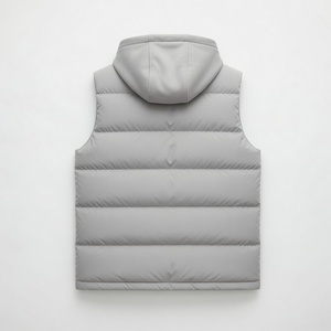 Slim Fit <b>Long</b> Puffer Hooded <b>Jacket</b> with High Collar Design Extended Length and Elegant Styling for Formal Casual <b>Winter</b> Wear - Product Image 2