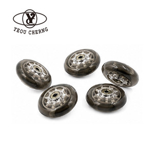 Roues de patins à roulettes en PU de 100 mm pour l'extérieur, 78A, absorption des chocs, remplacement pour le marathon, le slalom, le roller, articles de sport - Product Image 5