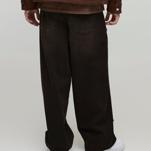 Trendy Baggy Jeans for <b>Men</b> – Streetwear Wide Leg Denim - Product Image 6