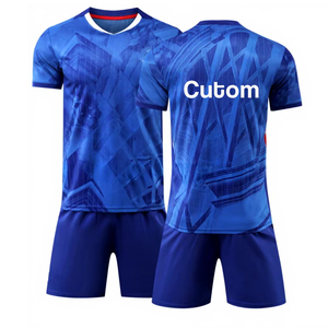 Custom High Quality Men's Retro <b>Soccer</b> Jersey Football Shirt Solid Lightweight Breathable Quick Dry 100% Polyester 280g Half - Product Image 1