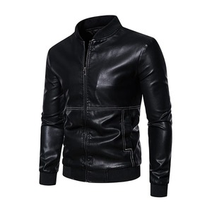 Chaqueta de Cuero para Hombre, Nueva Colección 2026, Alta Calidad, Personalizada, con Cuello Alto, Estilo Urbano, Forro de Lona y Logotipo Frontal - Product Image 3