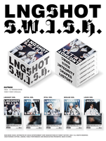 LNGSHOT EP [S.W.I.S.H.] Version standard Livre CD de musique K-Pop - Papier et plastique multi-usages, en coréen, pour tous les âges, Corée du Sud