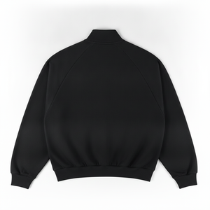 Sudadera con Cremallera Completa NOVA para Hombre, Diseño Celestial Negro, Felpa de Algodón, OEM ODM - Product Image 1