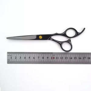 Ensemble de ciseaux de barbier professionnels, nouvelle arrivée, pour droitiers, en acier inoxydable, kit d'outils de barbier, pointe droite, tranchante - Product Image 6