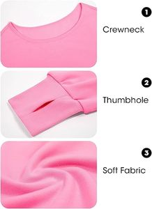 Sudaderas Lisas de Color Rosa, con Hombros Descubiertos, Talla Grande, Transpirables, para Primavera y Otoño, Estilo Urbano, Felpa Francesa, Sexy - Product Image 4