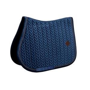 Tapis de selle d'équitation respirant, design personnalisé haut de gamme, tissu polyester, style western, prix raisonnable. - Product Image 1