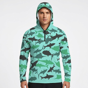 Hoodie de pêche à sublimation à prix de gros, best-seller, personnalisé, léger, pour hommes, à prix abordable - Product Image 1