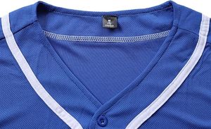 Servicio OEM de Camisetas de Béisbol Personalizadas, Cierre de Botones Frontales, Manga Corta, Unisex, Malla Transpirable, Absorbe la Humedad, Protección UV, Deportiva - Product Image 5