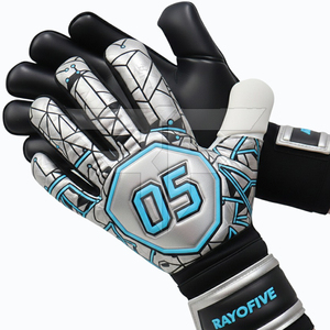 ถุงมือผู้รักษาประตูราคาโรงงาน คุณภาพสูง จับกระชับมือ สวมใส่สบาย ผลิตอย่างดี ระบายอากาศได้ดี - Product Image 4