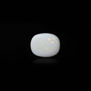 Natural Larimar Loose Gemstone 9.6 Carat Oval Cabochon for Fine Jewelry - Product Image 1