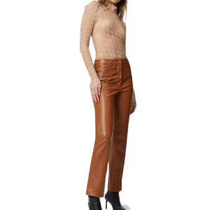 Pantalons en cuir pour femmes, usage quotidien, respirants, design élégant, pour la gym, les entraînements et le quotidien, qualité supérieure, OEM. - Product Image 5