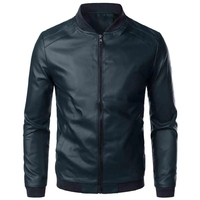 Veste en cuir pour homme, nouvelle mode, coupe-vent, en vente
