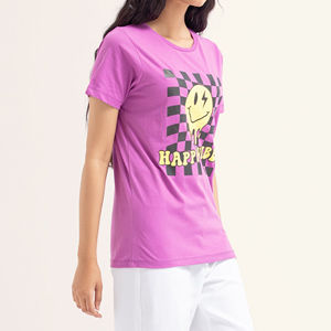 Nuevas Camisetas de Mujer de Alta Calidad, MOQ Bajo, Tejido Transpirable y Suave, para Uso en Exteriores de Verano, Talla Personalizada, Impresión de Logotipo Personalizado, 100% Algodón - Product Image 4