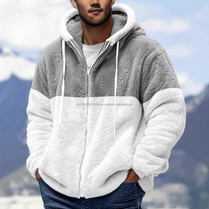 <b>Mens</b> Hoodies Set Autumn Winter Casual Thick Fleece Winter Hoodies for <b>Men</b>,plain Color Hoodies - Product Image 1