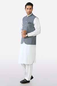 Latest Design <b>Islamic</b> Clothes Men Shalwar Kameez With Side Pockets New Fashionable Pakistan Indian Men Salwar Kameez Set - Product Image 3