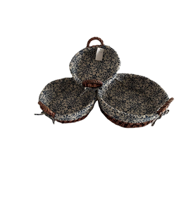 Panier de rangement en rotin tissé à la main, panier de rangement pour collations et fruits avec poignée - Product Image 3