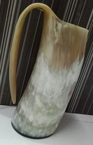 Jarra de Cuerno Medieval Ecológica Auténtica de Alta Calidad para Hidromiel/Ale, Gran Capacidad, Portátil, para Regalos y Exportación - Product Image 3