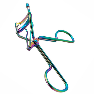 Pinzas de titanio multicolor para curar pestañas, mini rizadores de pestañas de acero inoxidable alemán para pestañas artificiales - Product Image 3