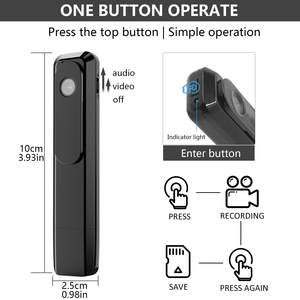 Mini Cámara Corporal FHD 1080P, Cámara Portátil para Grabación de Acción, Videocámara Portátil para Seguridad, Trabajo, Guardia, Viajes - Product Image 3