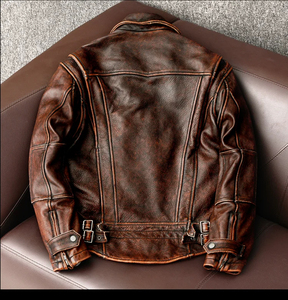 Premium quality cheap price Durable Breathable anti-wrinkle <b>Men</b> <b>Leather</b> <b>Jacket</b> Fashion Hot Selling OEM Design <b>Men</b> <b>Leather</b> <b>Jacket</b> - Product Image 2